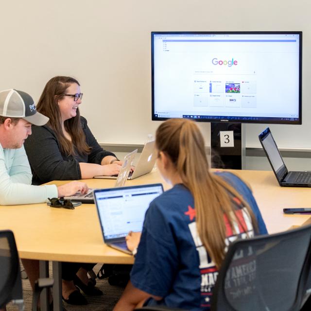 students in a classroom