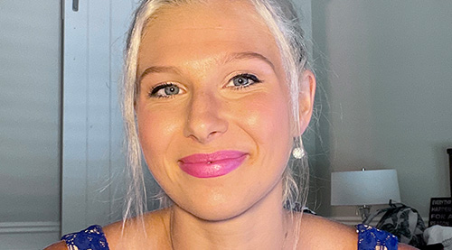 Olivia Landis smiling 