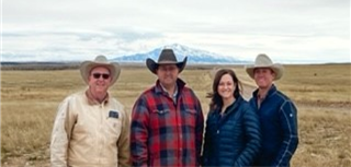 Mike Corn, Bronson Corn, Jessica Corn Cowden, Craig Cowden